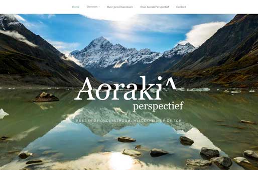 Aoraki Perspectief Webdesign